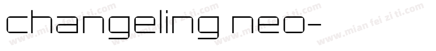 changeling neo字体转换